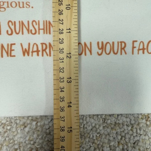 Tote Bag Human Sunshine Canvas Tote Spread Light Shoulder Bag Farmers Market - Picture 6 of 6